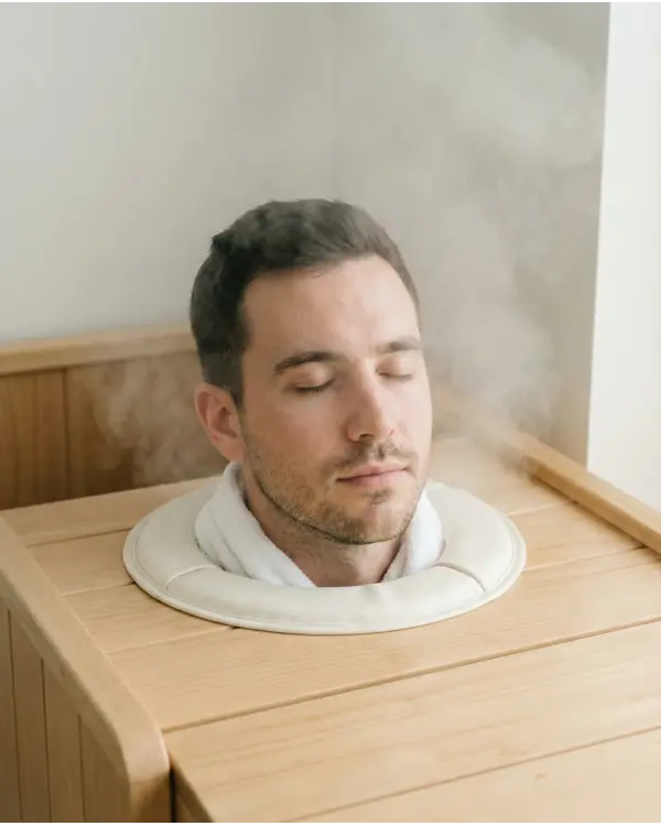 Herbal steam bath therapy for stress relief at best traditional health care in Kannur, Kerala