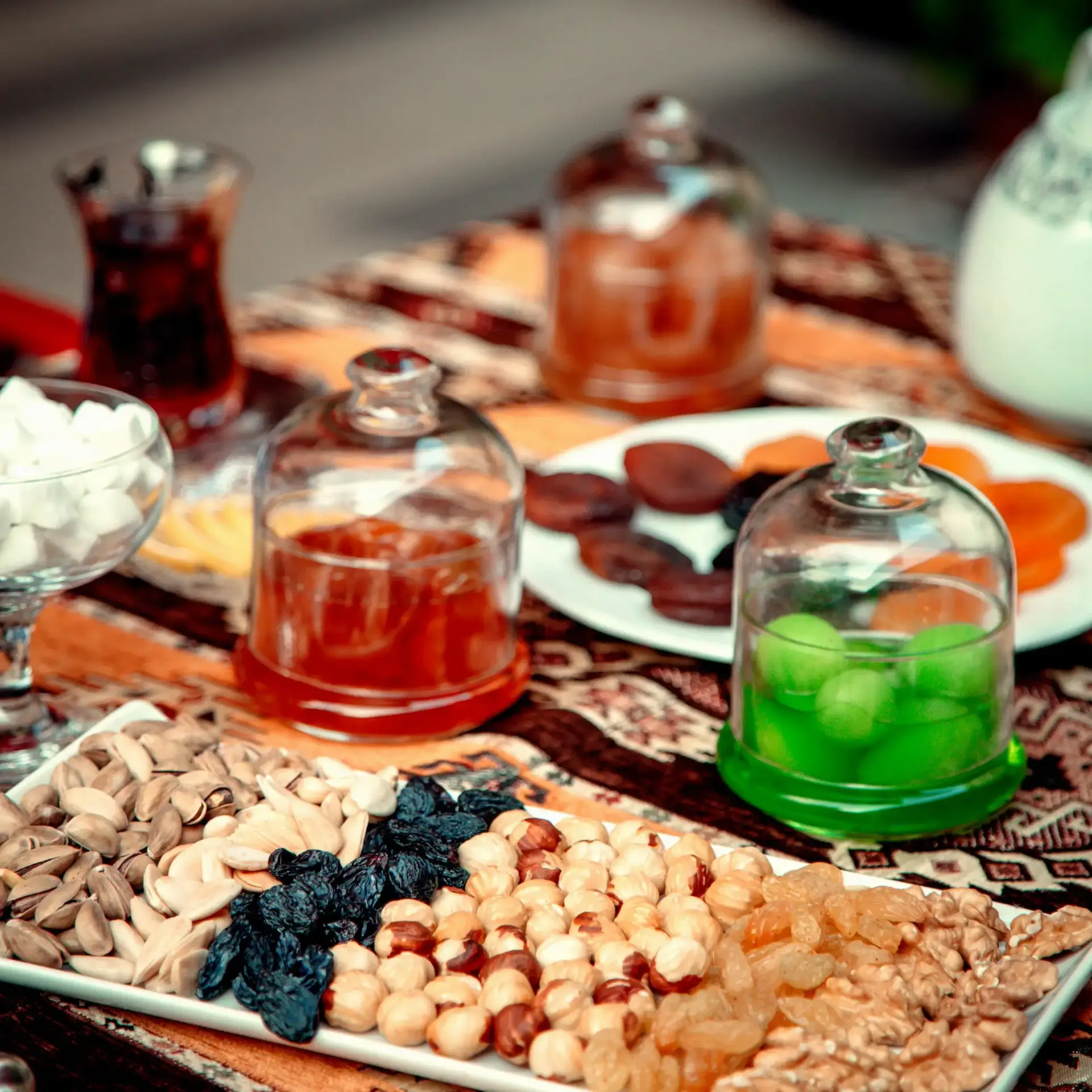 Honey, dates, dry fruits and herbal ingredients used in prophetic medicine